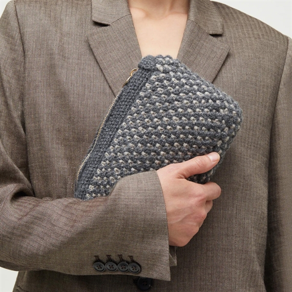 Aiayu Helen Classic Clutch, Mix Stormy/Air